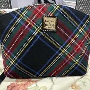 Dooney & Bourke Tartan Crossbody Bag - Red, Green, Blue